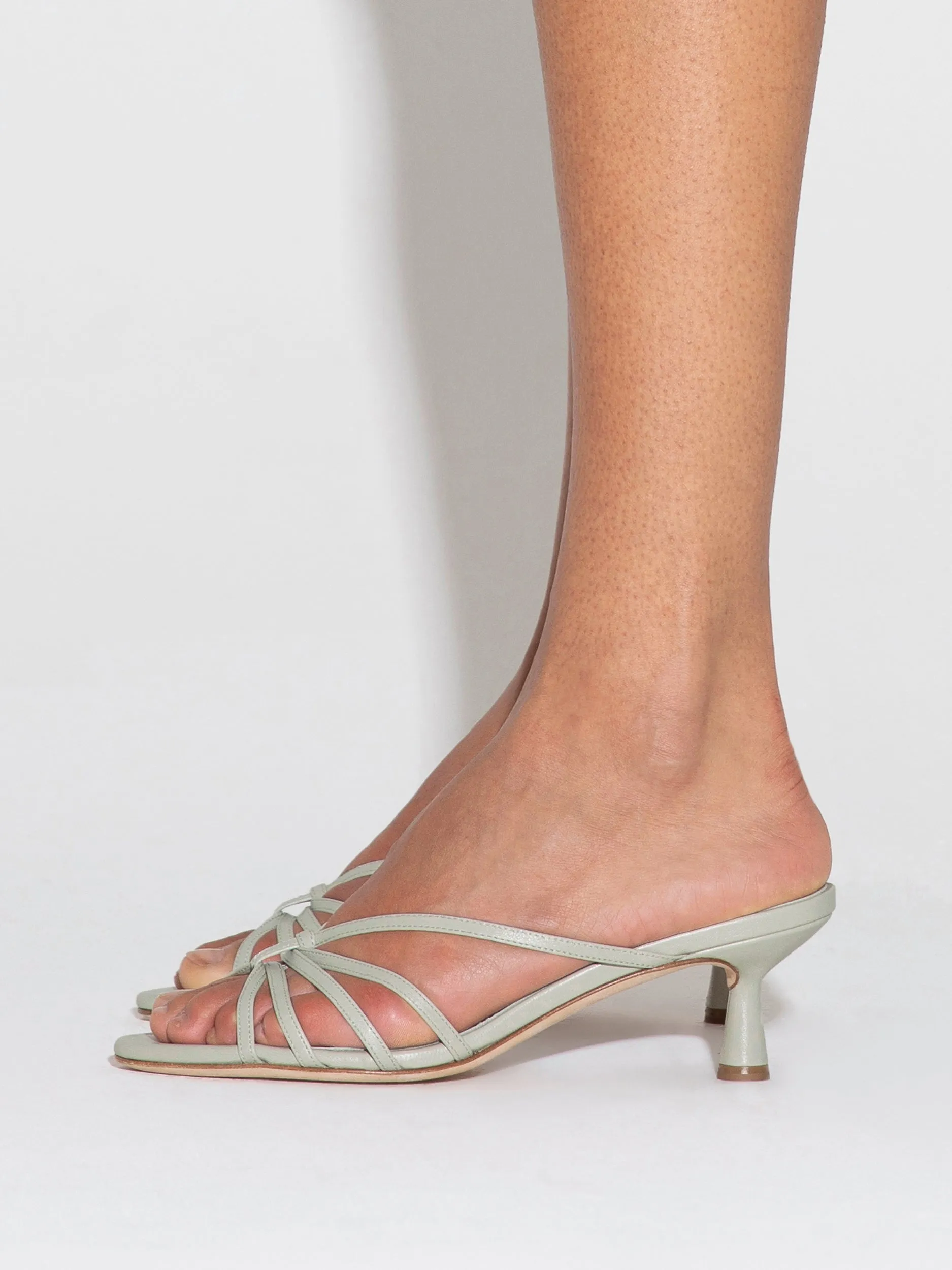 Abby Leather Mules