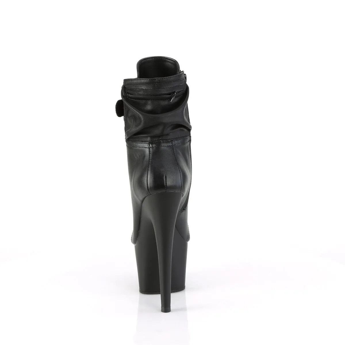 ADORE-1020POUCH Black Faux Leather/Black Matte
