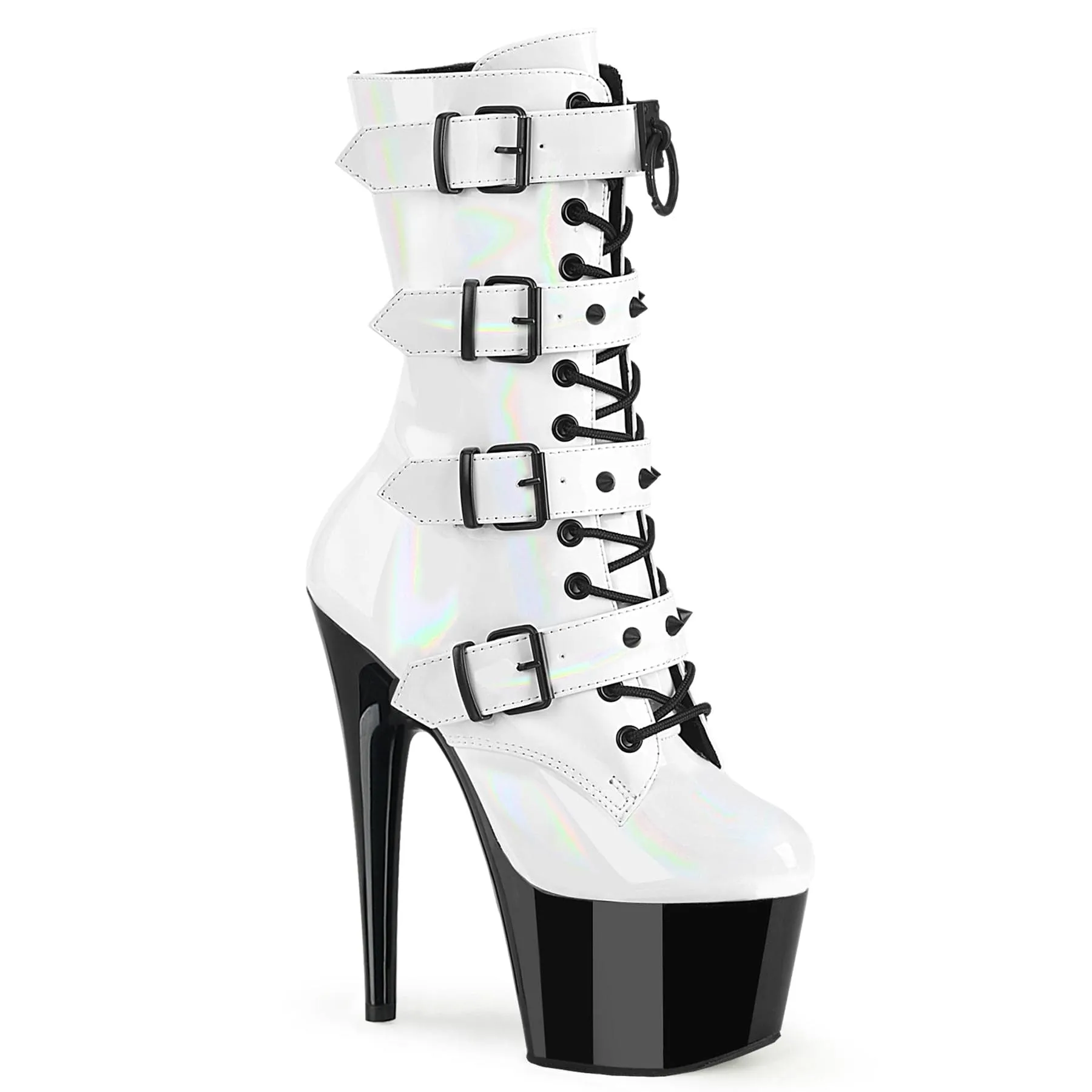 ADORE-1046TT White Hologram Patent/Black