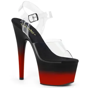 ADORE-708BR-H Clear/Black-Red