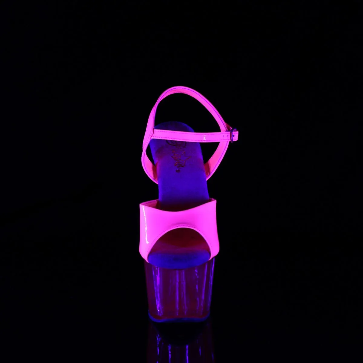 ADORE-709UVT Neon Hot Pink Patent/Hot Pink Tinted