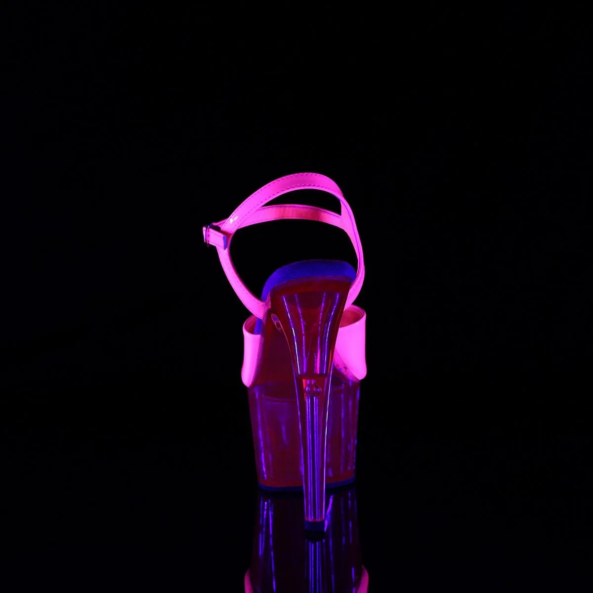 ADORE-709UVT Neon Hot Pink Patent/Hot Pink Tinted