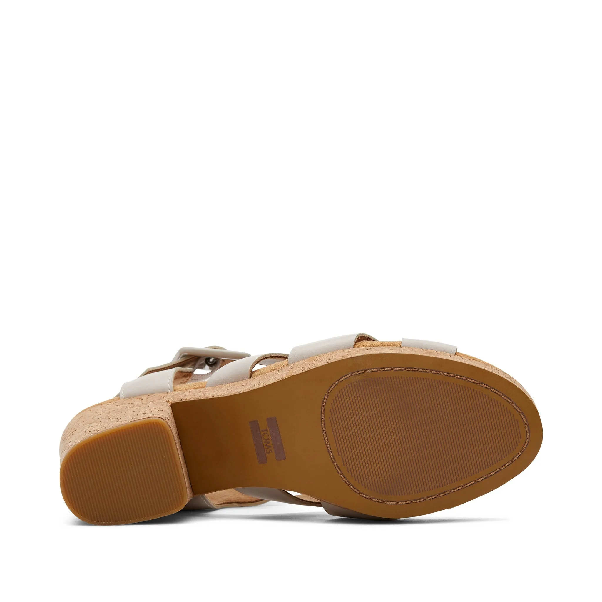 Ava Putty Leather Platform Sandal