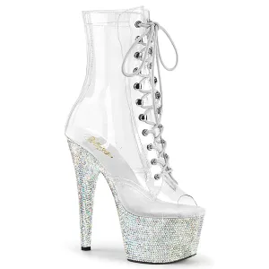 BEJEWELED-1021C-7 Clear-Rhinestones/Silver AB Rhinestones