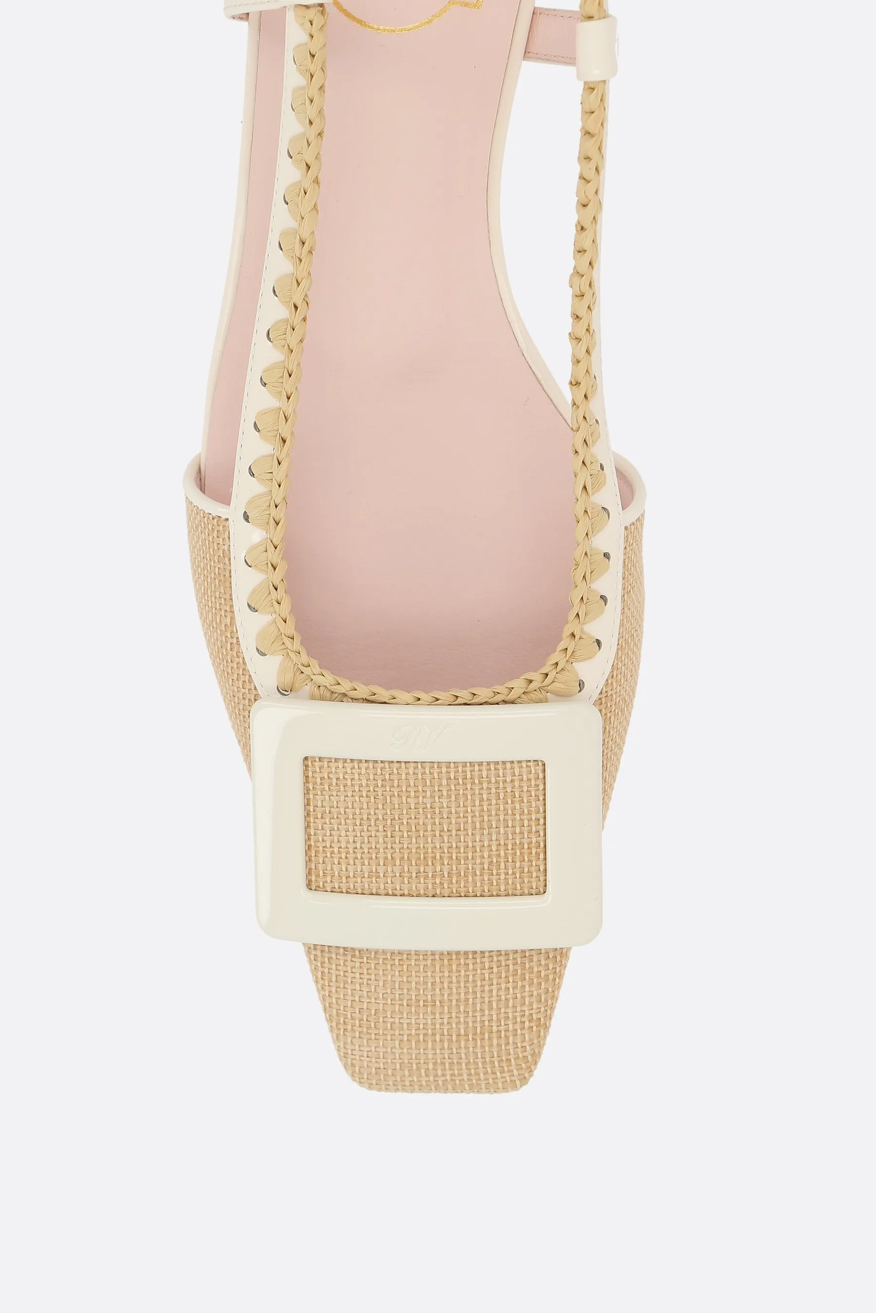 Belle Vivier slingbacks in canvas