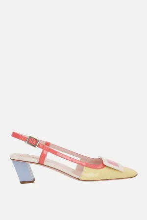 Belle Vivier slingbacks in patent leather