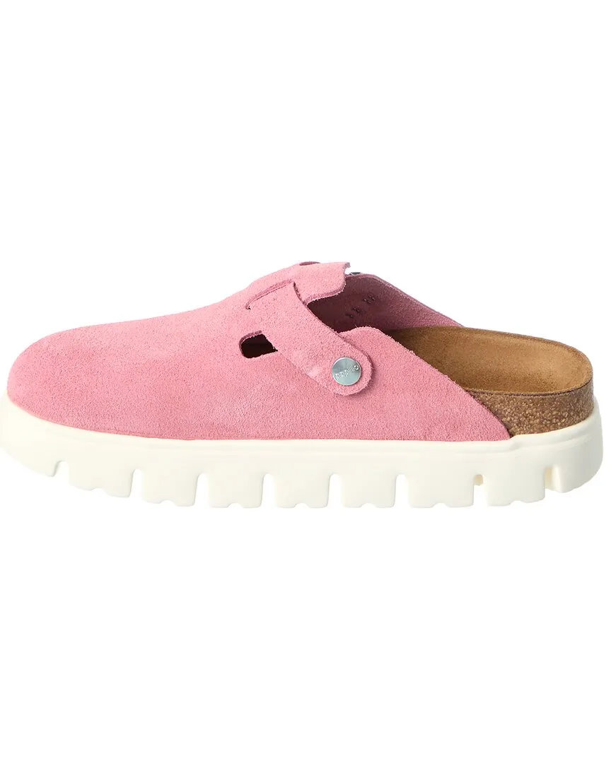 Birkenstock Papillo Boston Chunky Narrow Suede Clog