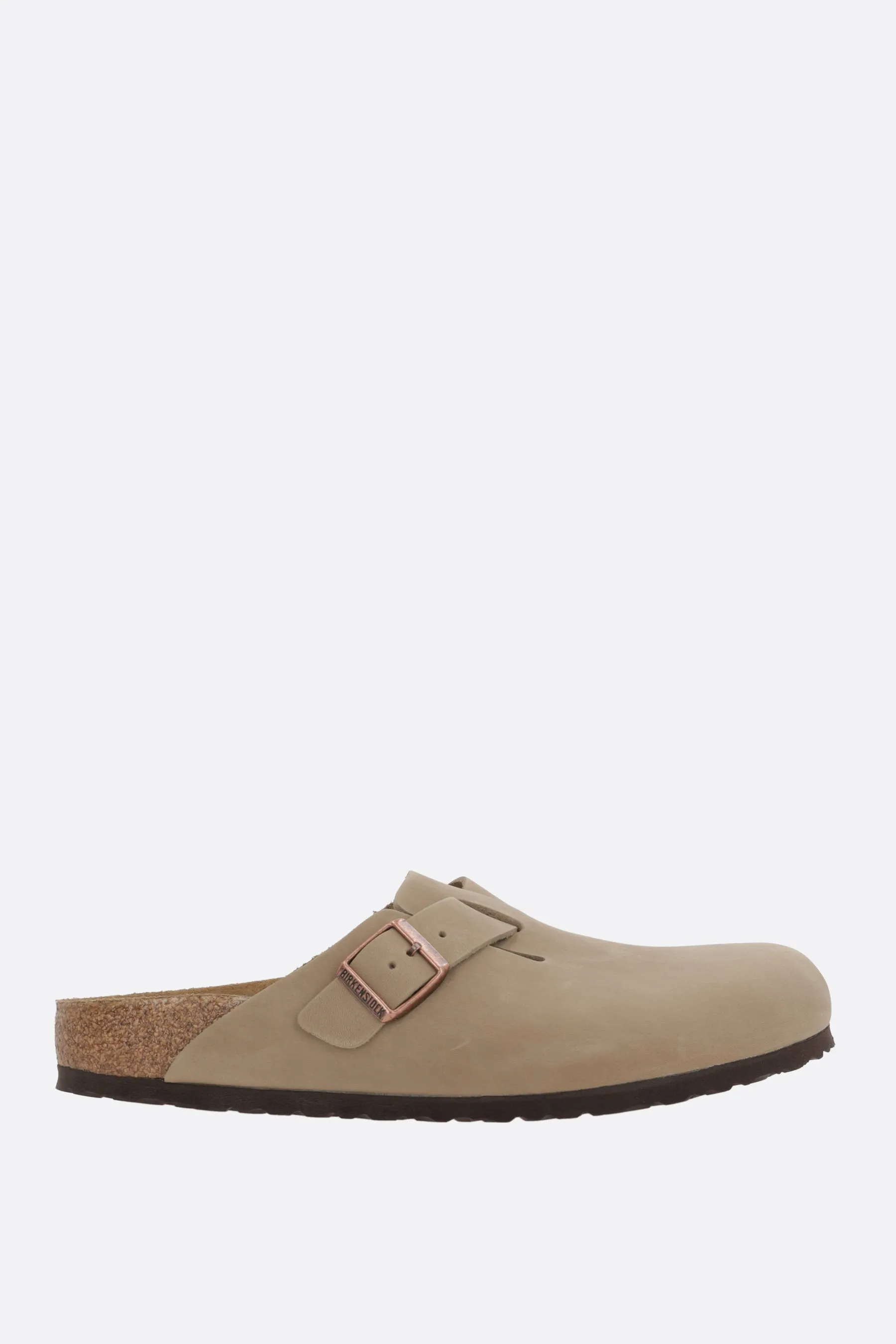 Boston BS nubuck flat mules (Narrow Fit)