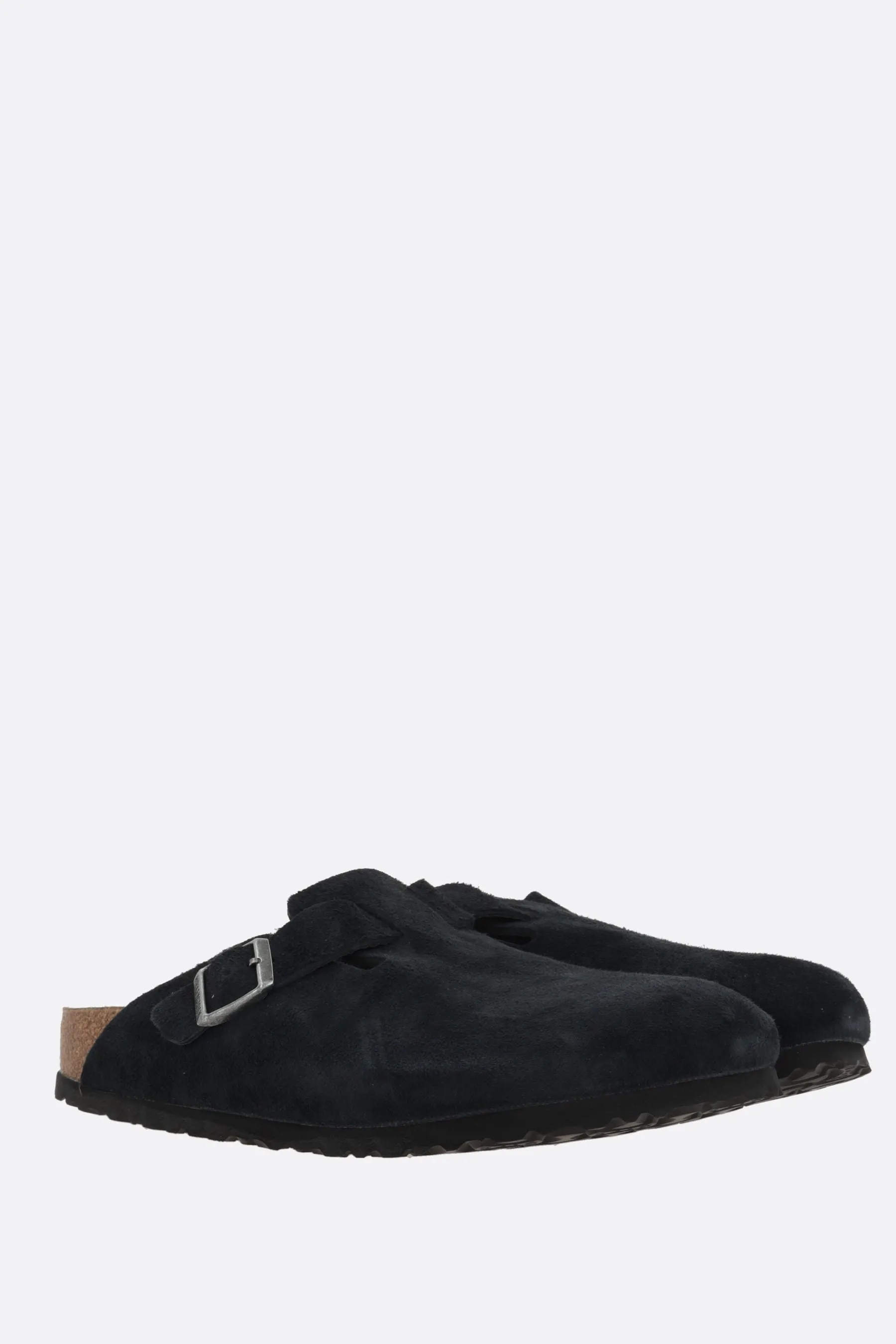 Boston BS suede flat mules (Narrow Fit)