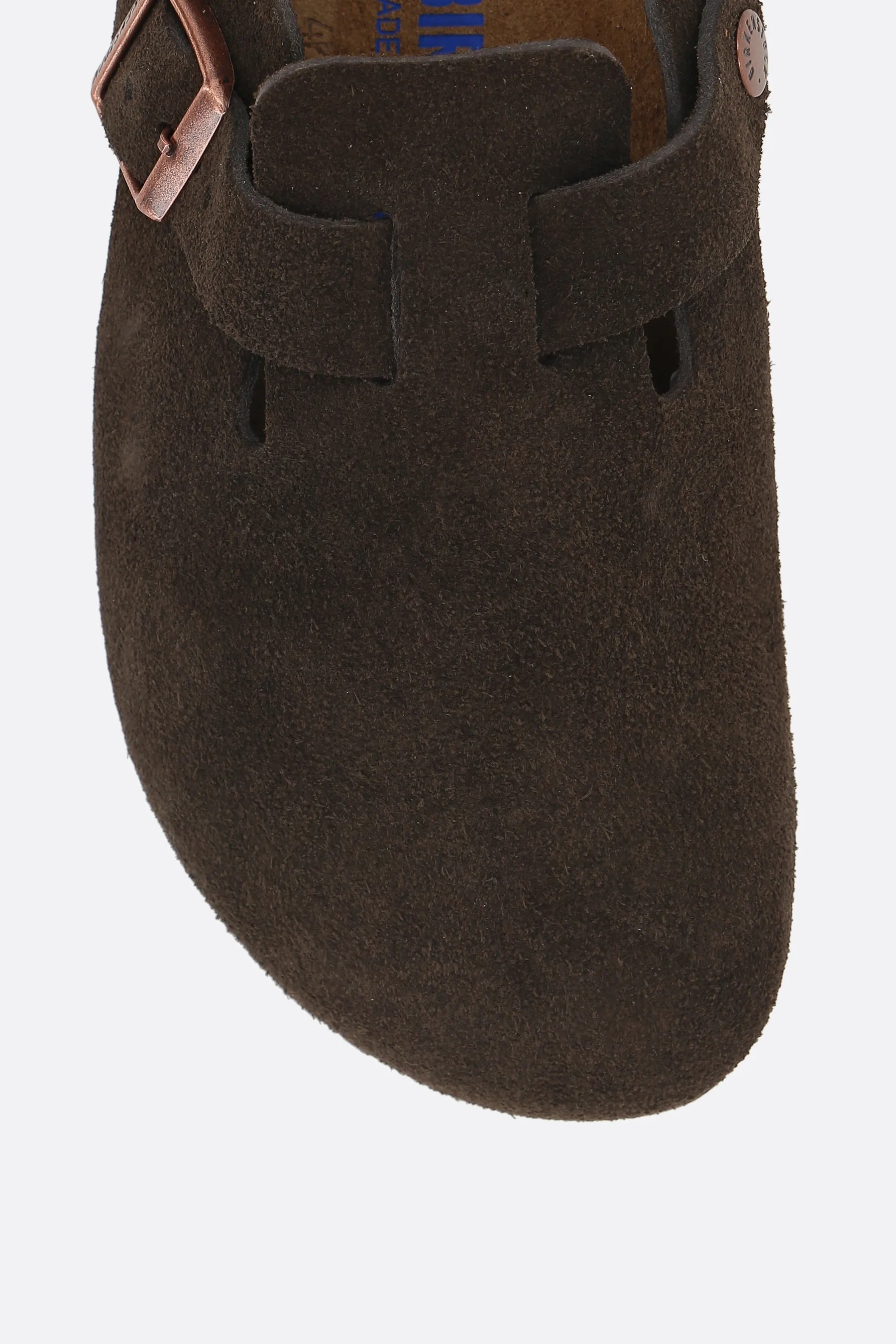 Boston BS suede flat mules (Narrow Fit)