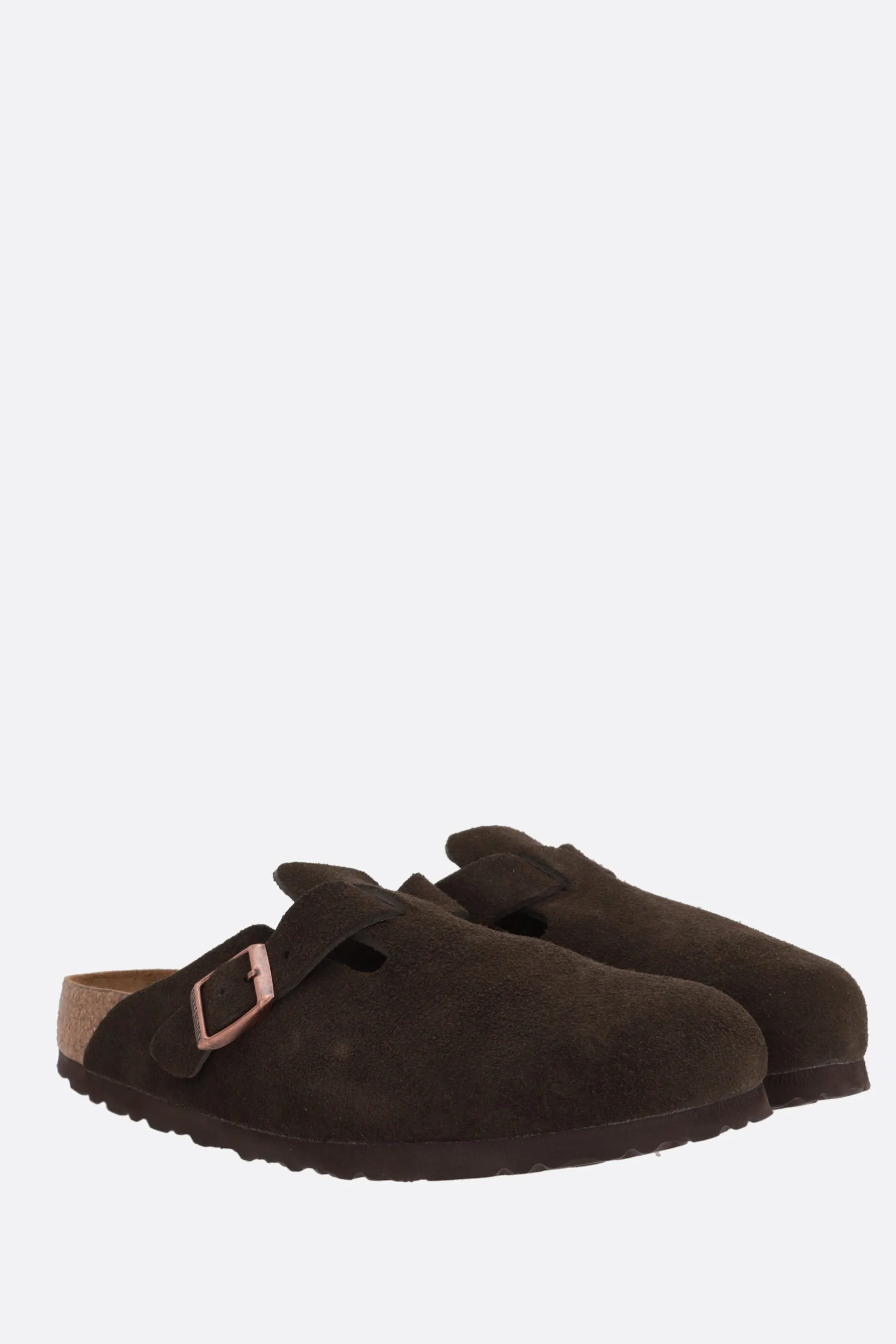 Boston BS suede flat mules (Narrow Fit)