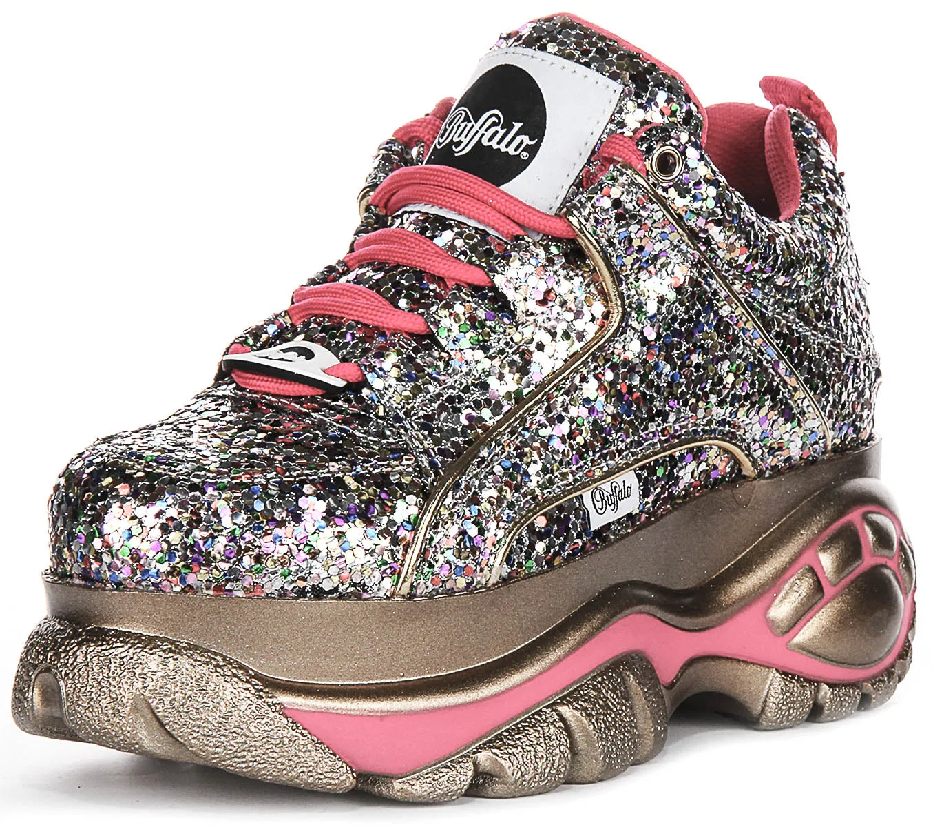 Buffalo 1339-14 2.0 In Silver Glitter For Women Shoes Buffalo