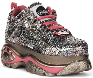 Buffalo 1339-14 2.0 In Silver Glitter For Women Shoes Buffalo