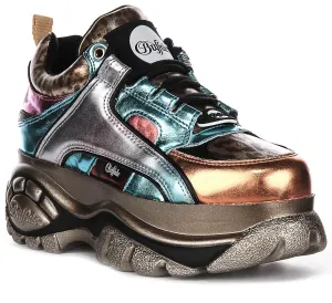 Buffalo 1339-14 Metalic In Multi Colour For Women Shoes Buffalo