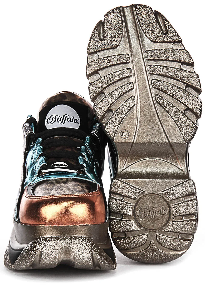 Buffalo 1339-14 Metalic In Multi Colour For Women Shoes Buffalo