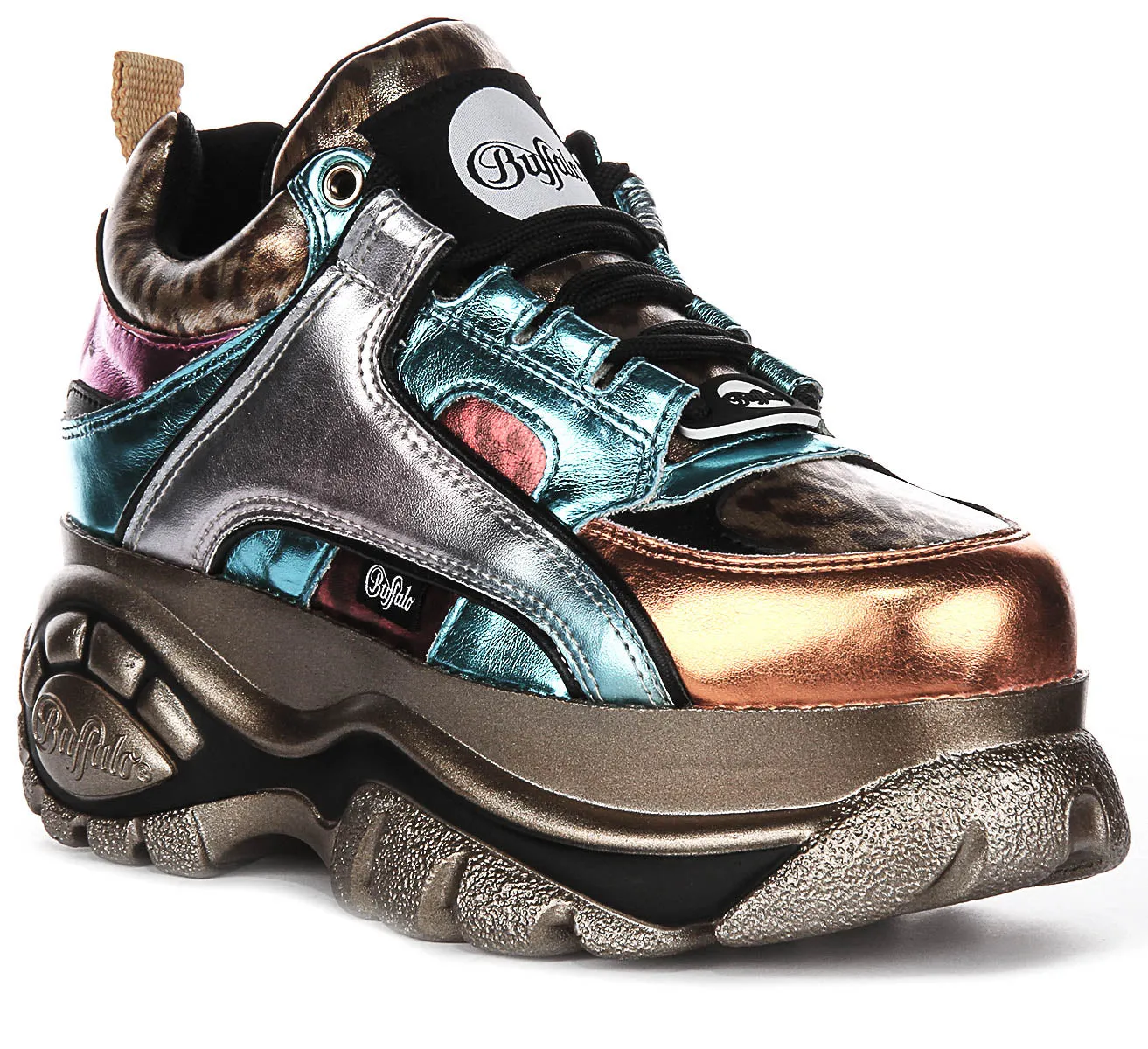 Buffalo 1339-14 Metalic In Multi Colour For Women Shoes Buffalo