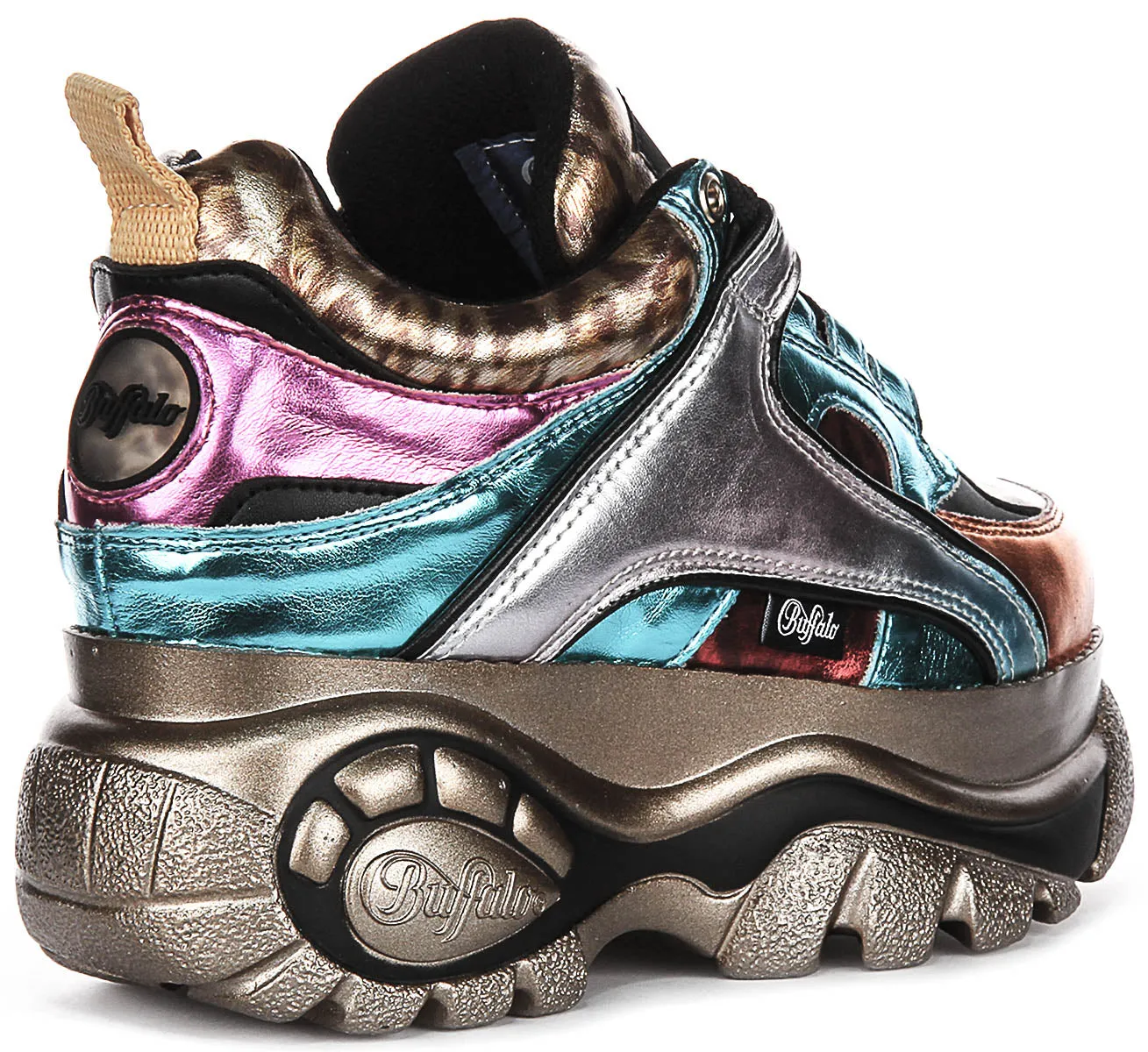 Buffalo 1339-14 Metalic In Multi Colour For Women Shoes Buffalo