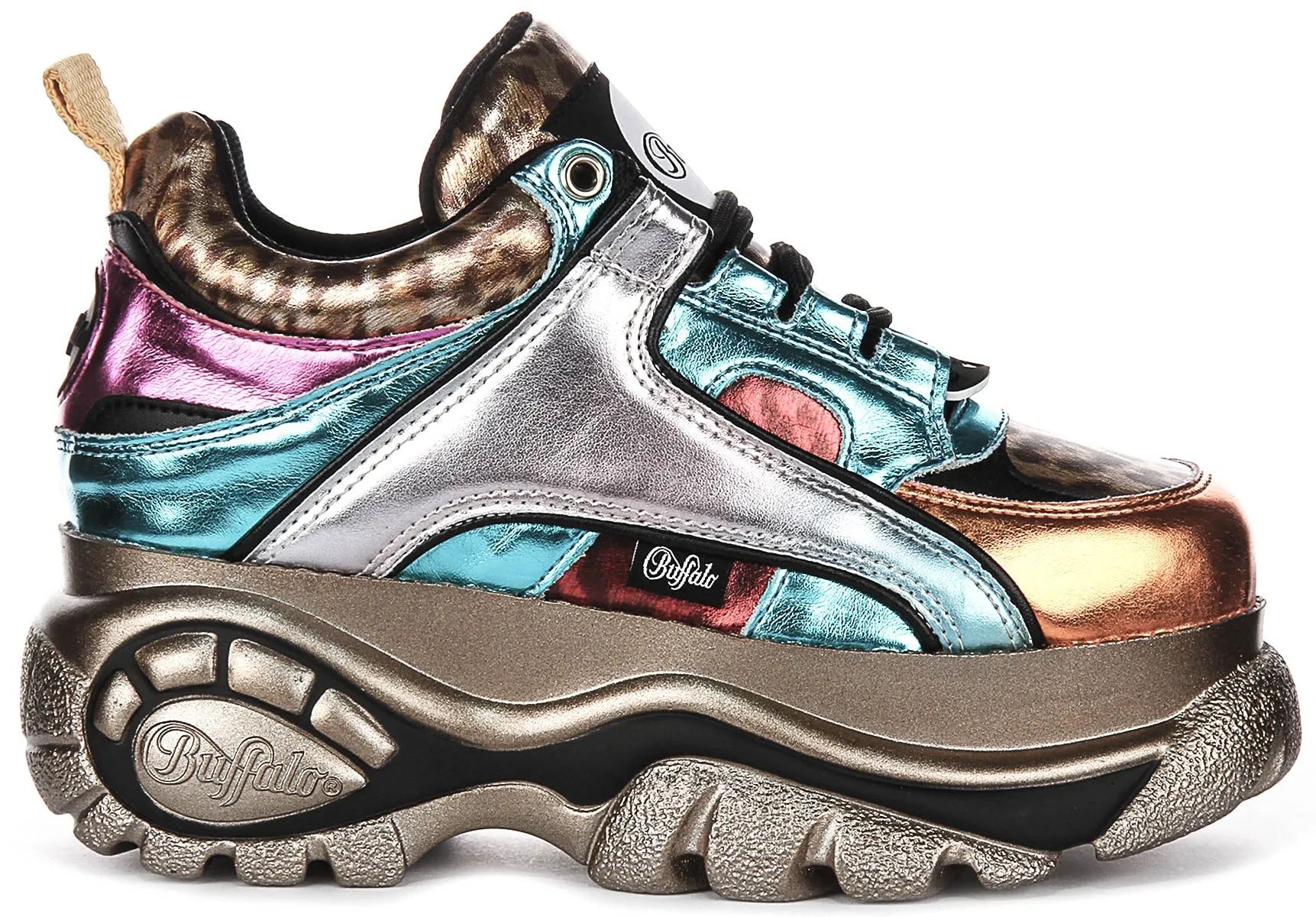 Buffalo 1339-14 Metalic In Multi Colour For Women Shoes Buffalo