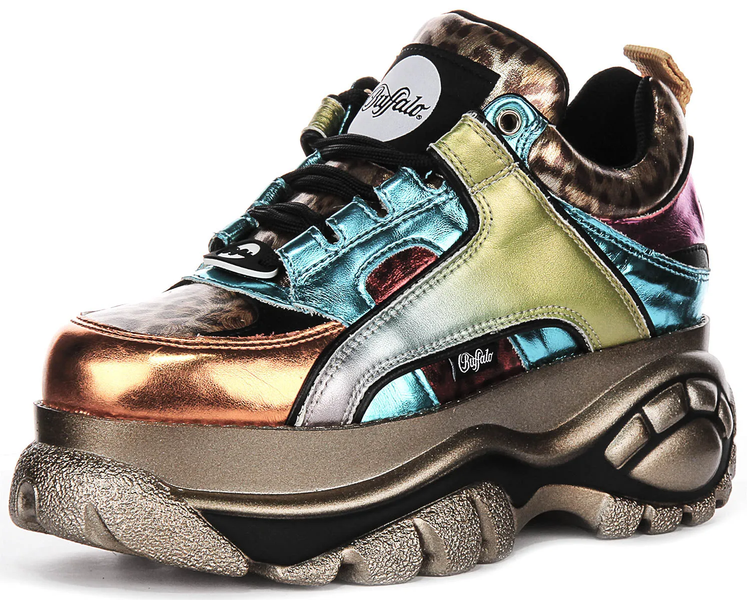Buffalo 1339-14 Metalic In Multi Colour For Women Shoes Buffalo