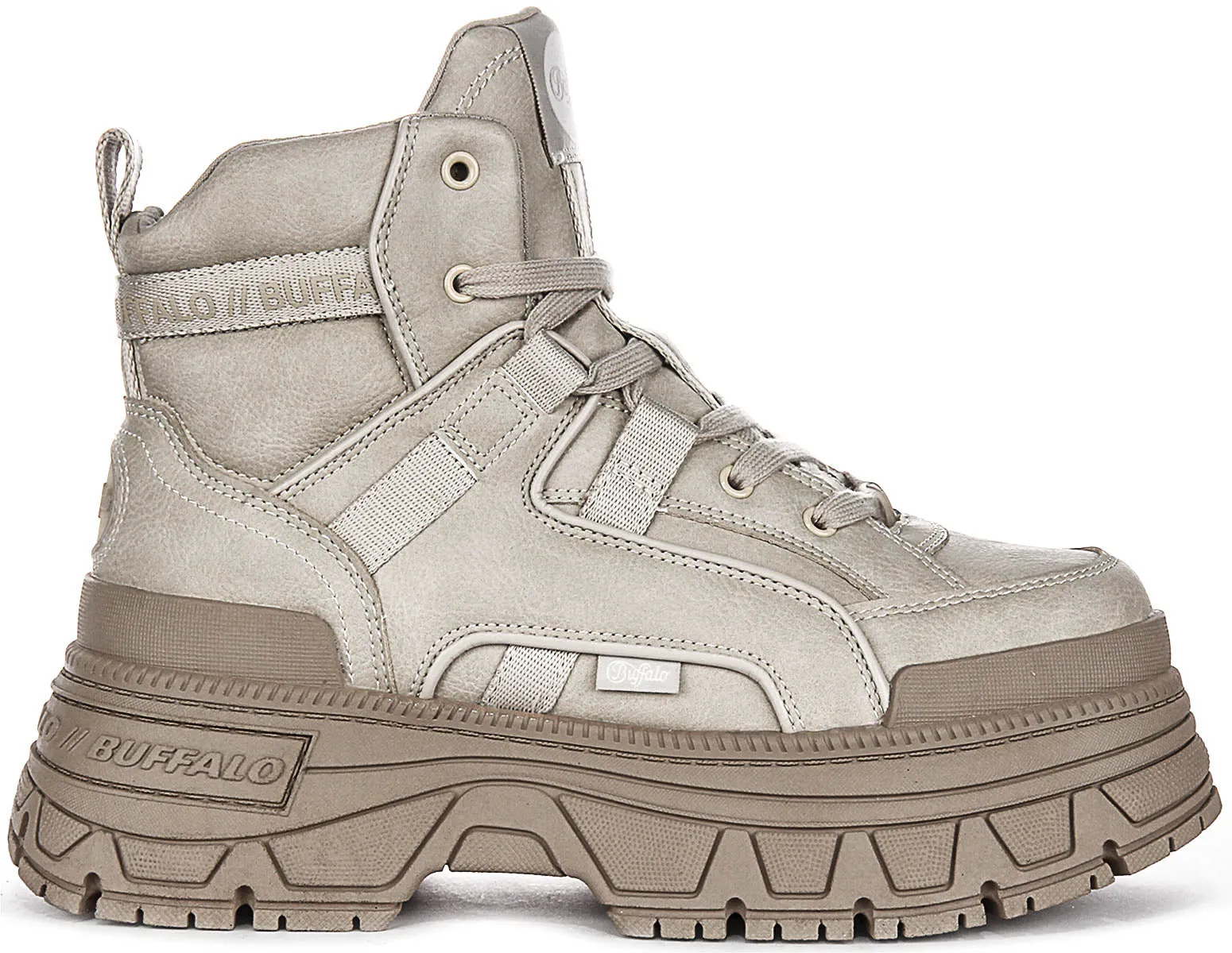 Buffalo Fushion Hybrid Mid In Cream For Women Shoes Buffalo