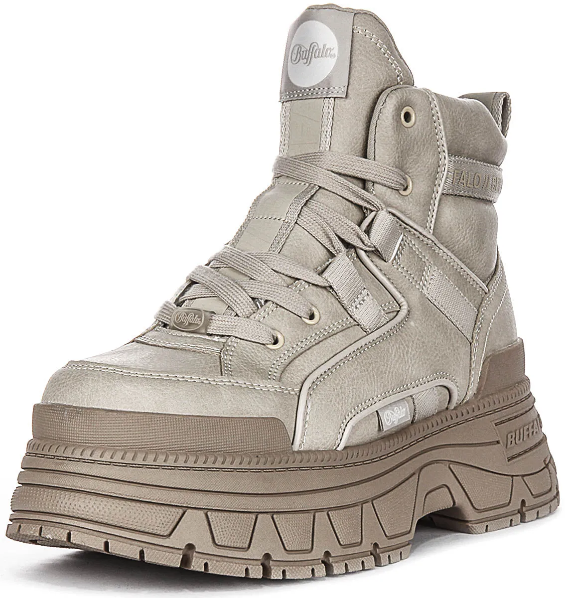 Buffalo Fushion Hybrid Mid In Cream For Women Shoes Buffalo