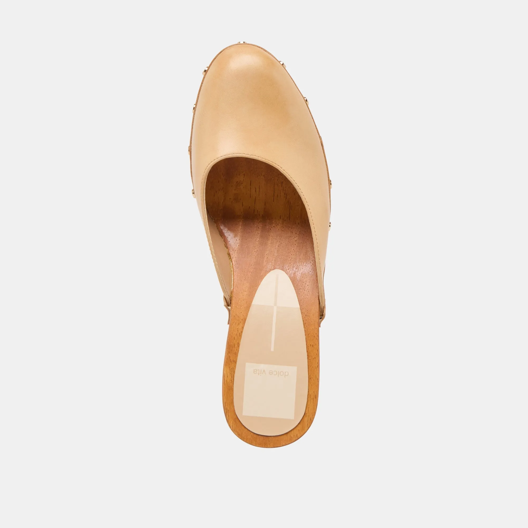 CAMYN HEELS CAFE LEATHER
