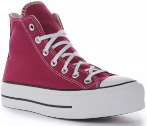 Converse All Star Lift A05471C In Maroon For Women Shoes Converse