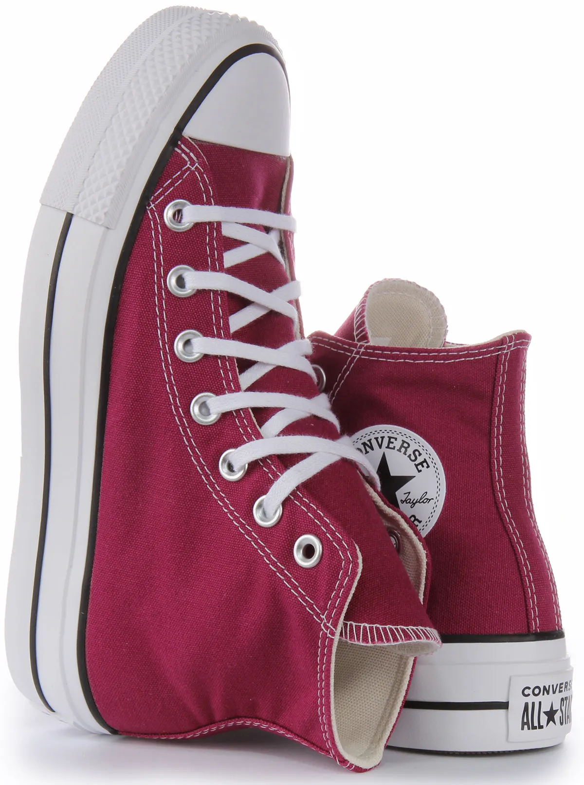 Converse All Star Lift A05471C In Maroon For Women Shoes Converse