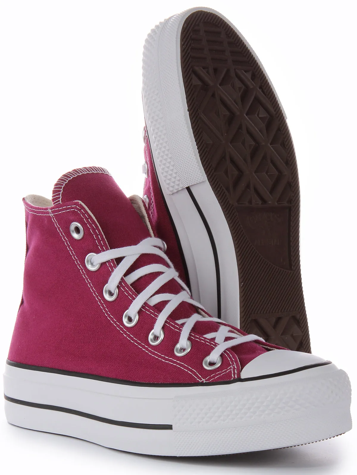 Converse All Star Lift A05471C In Maroon For Women Shoes Converse
