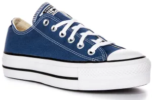 Converse All Star Lift A08289C In Blue White Shoes Converse