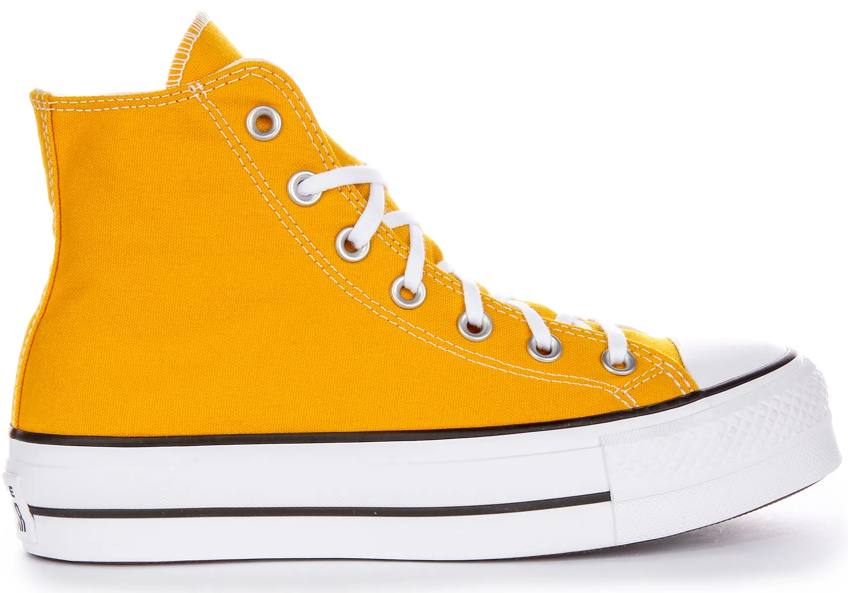 Converse All Star Lift Hi A06506C In Yellow For Women Shoes Converse
