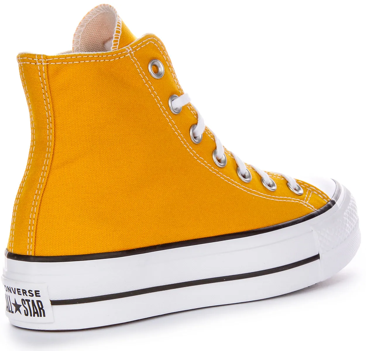 Converse All Star Lift Hi A06506C In Yellow For Women Shoes Converse