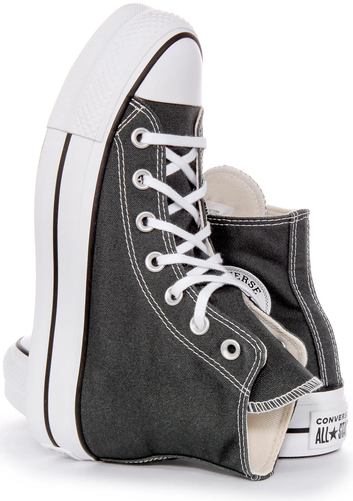 Converse All Star Lift In Dark Pine Shoes Converse