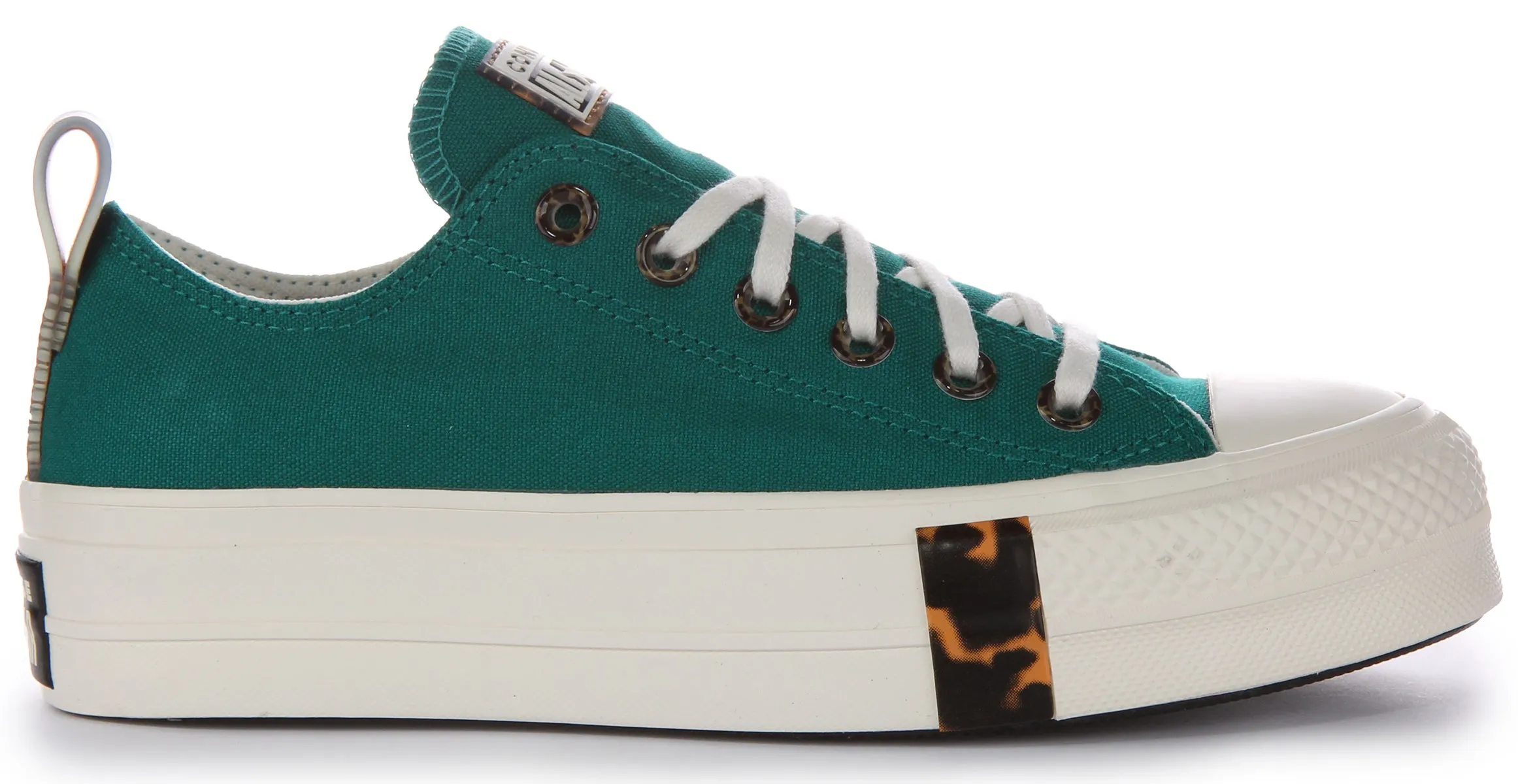 Converse All Star Lift Platform Tortoise A05288C In Teal Shoes Converse