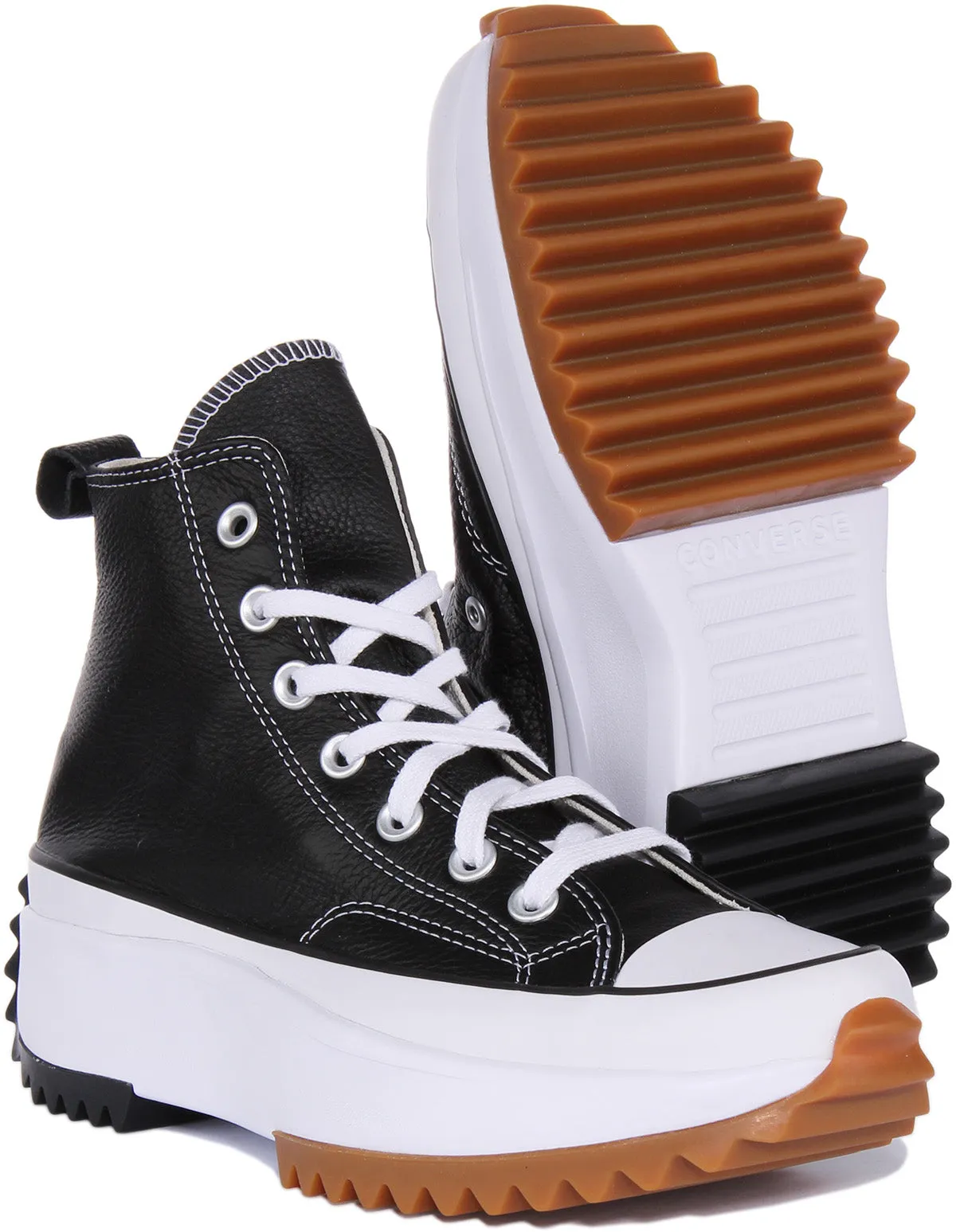 Converse Runstar Hike Platform Hi A04292C In Black White Shoes Converse