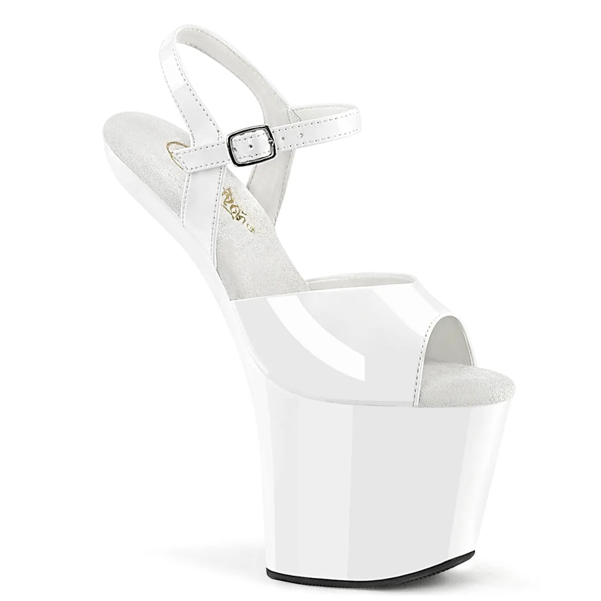 CRAZE-809 White Patent/White