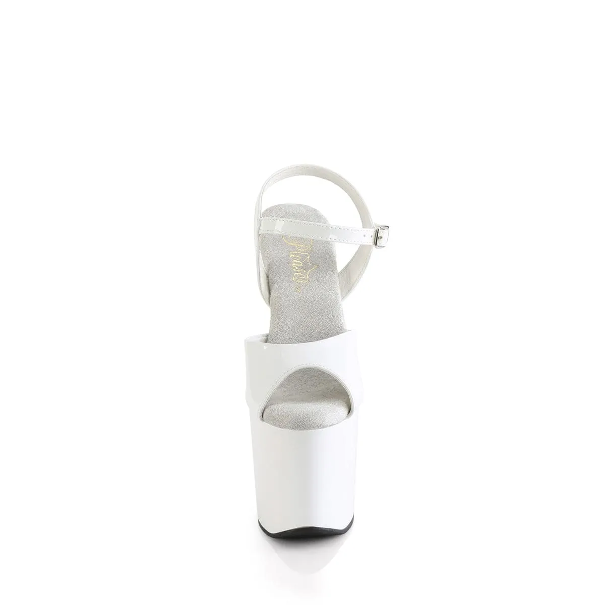 CRAZE-809 White Patent/White