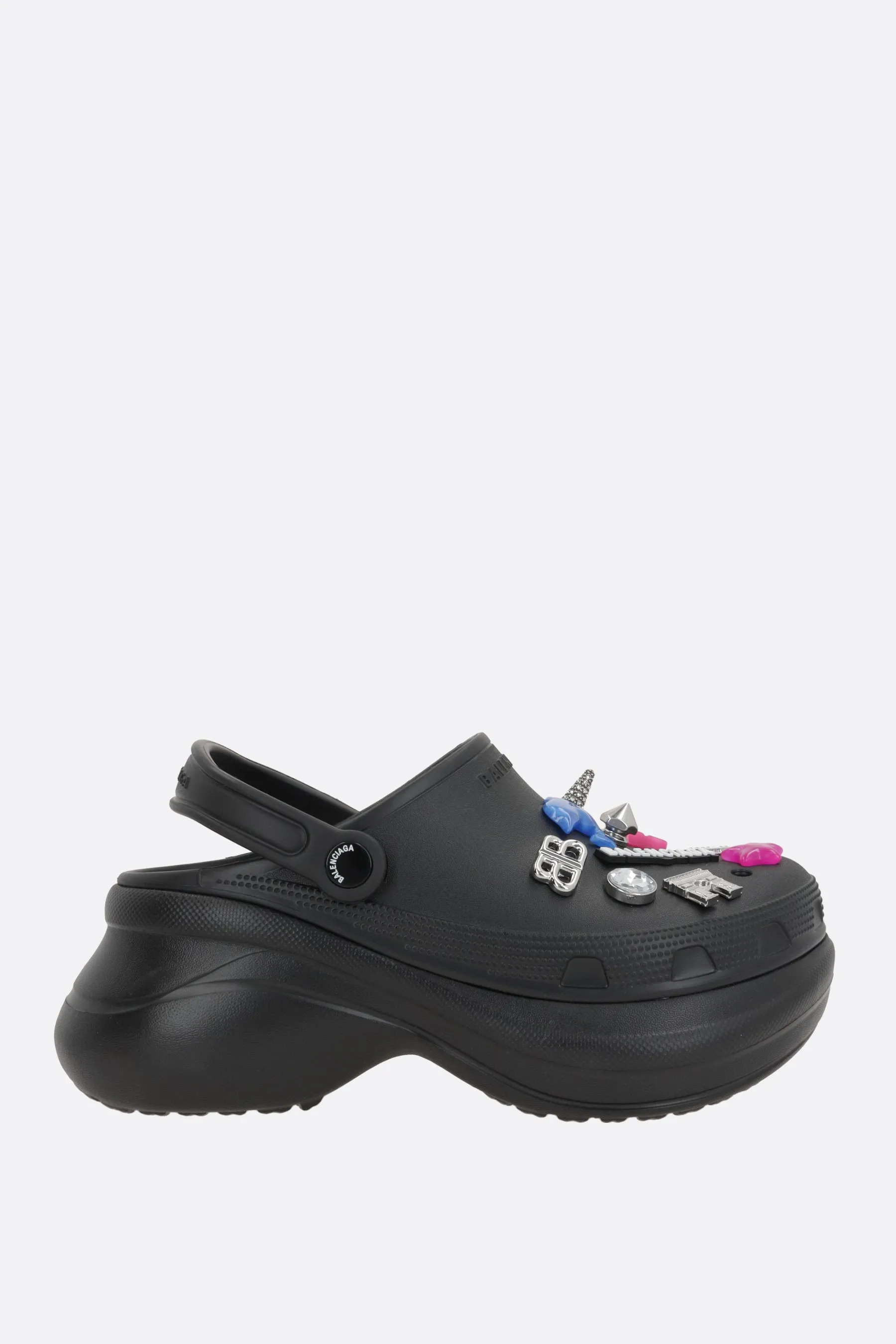 Crocs™ Jibbitz™ mules in rubber with charms