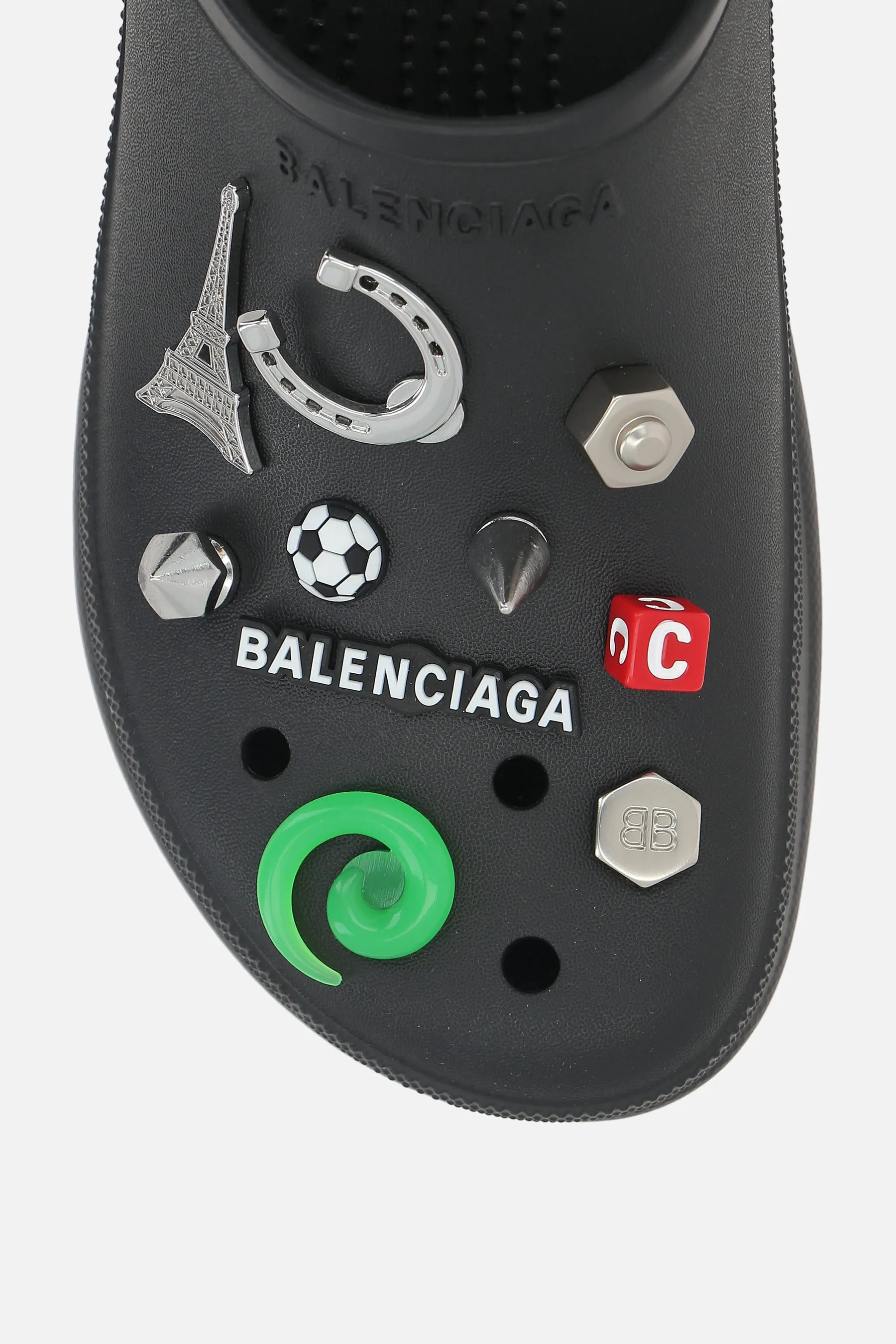 Crocs™ Jibbitz™ mules in rubber with charms