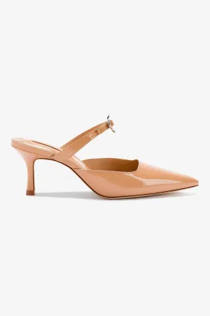 Daisy Pump In Tan Patent Leather