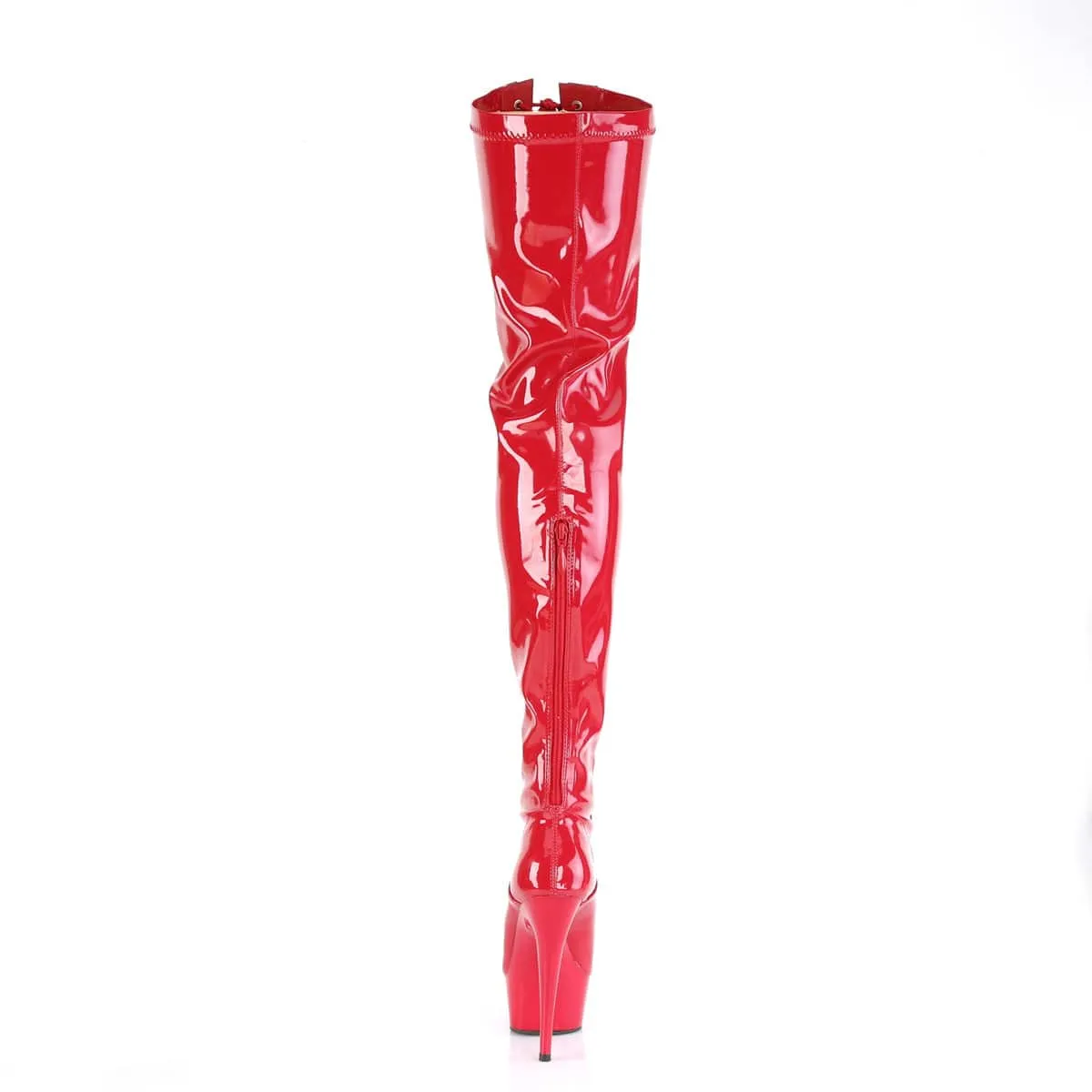DELIGHT-3027 Red-Black Stretch Patent/Red