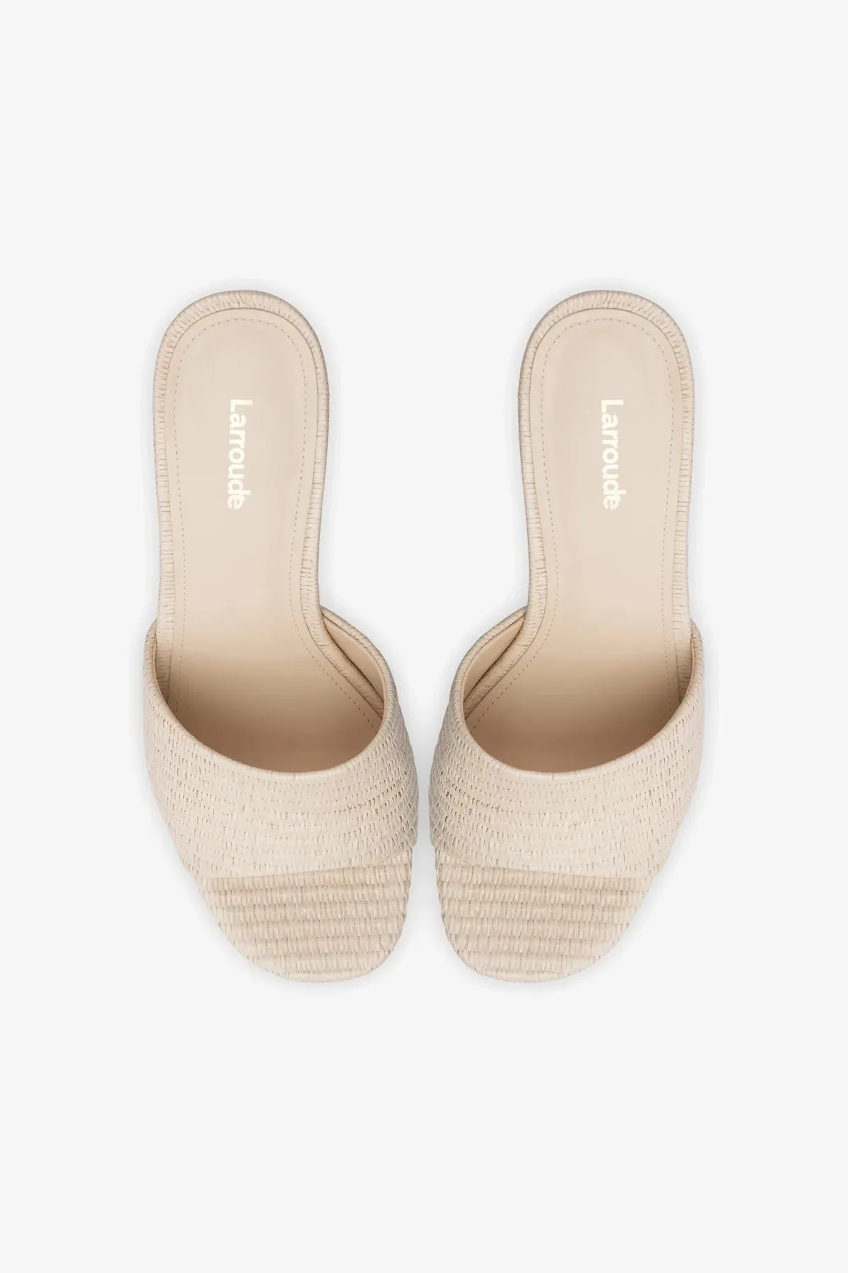 Dolly Mule In Natural Raffia