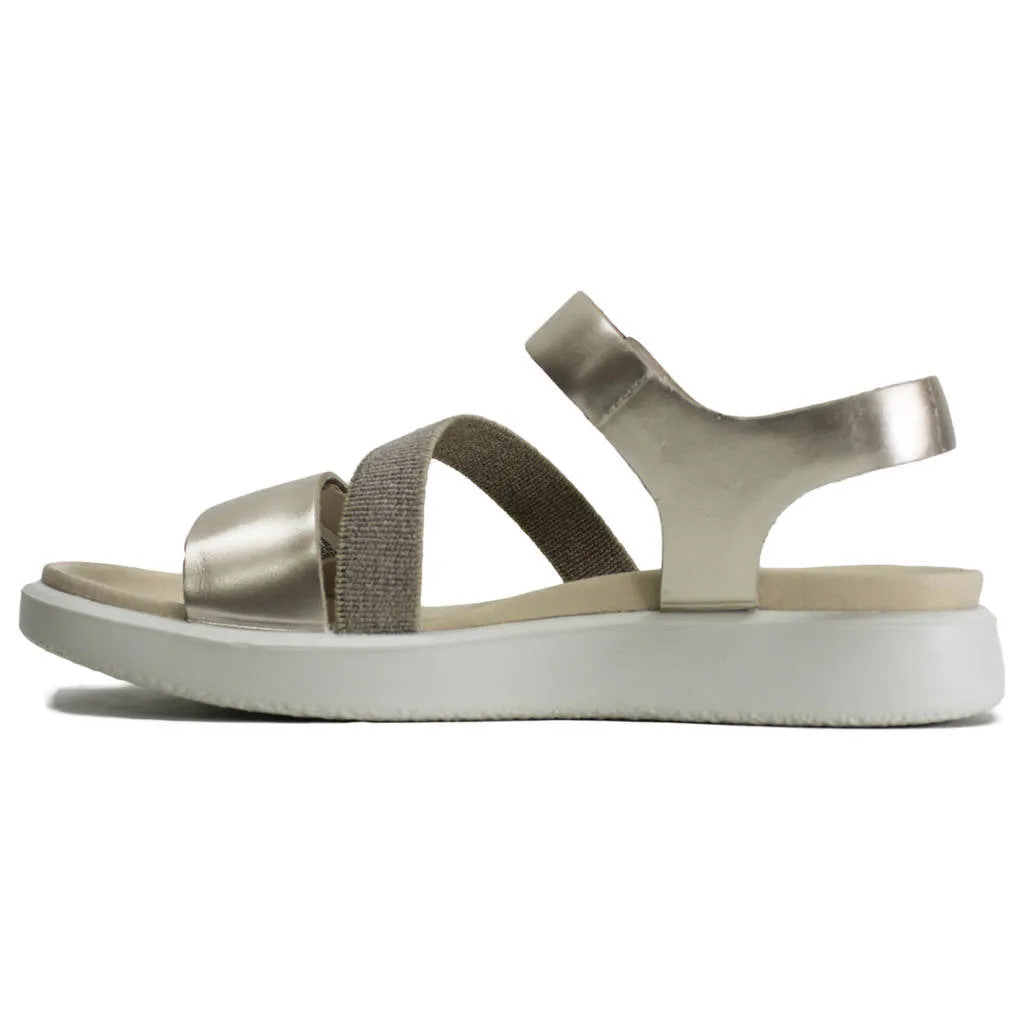 Ecco Flowt Leather Women's Ankle Strap Sandals ecco Shoes