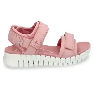Ecco Gruuv Sol Leather Textile Women's Slingbacks Sandals ecco Shoes