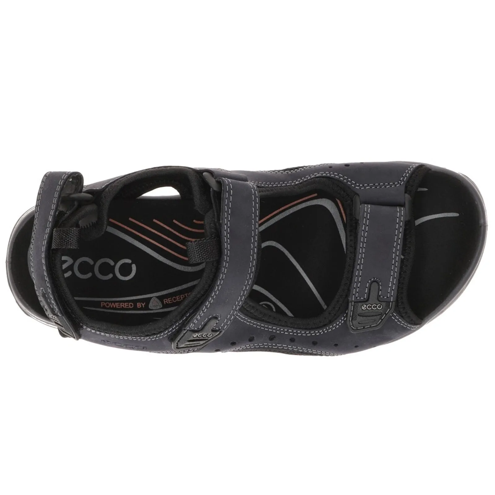 Ecco Offroad Nubuck Men's Hook and Loop Sandals ecco Shoes