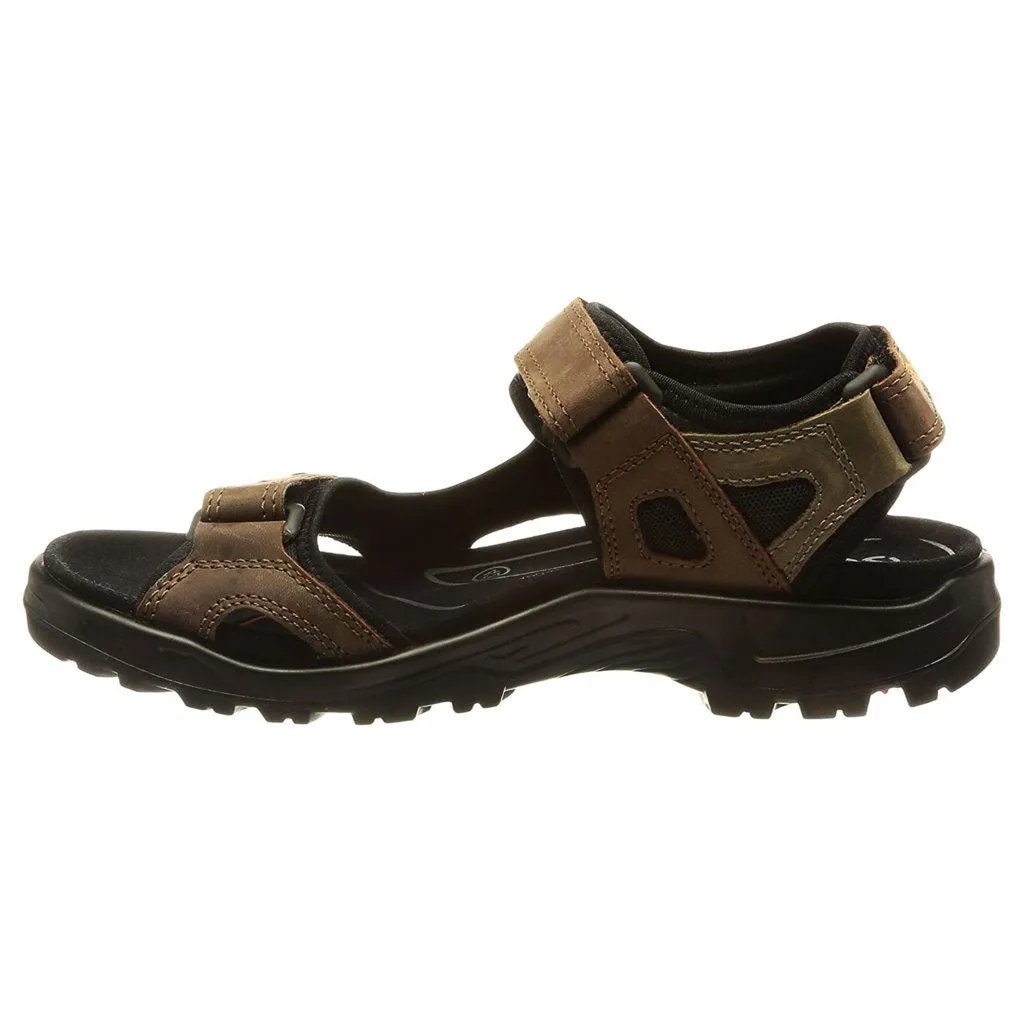 Ecco Offroad Oiled Nubuck Leather Men's Casual Sandals ecco Shoes