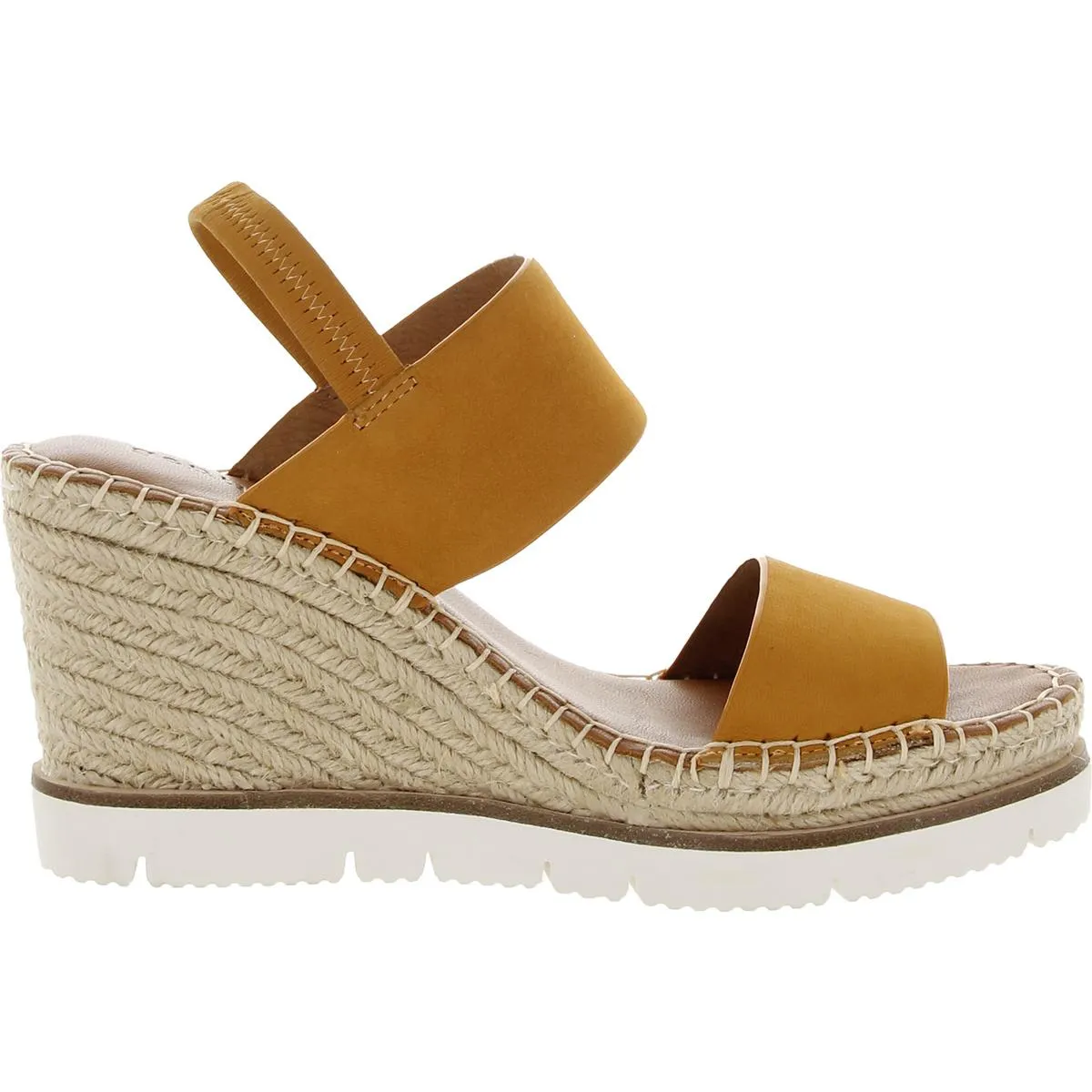 Elyssa Two-Band Womens Padded Insole Platforms Espadrilles
