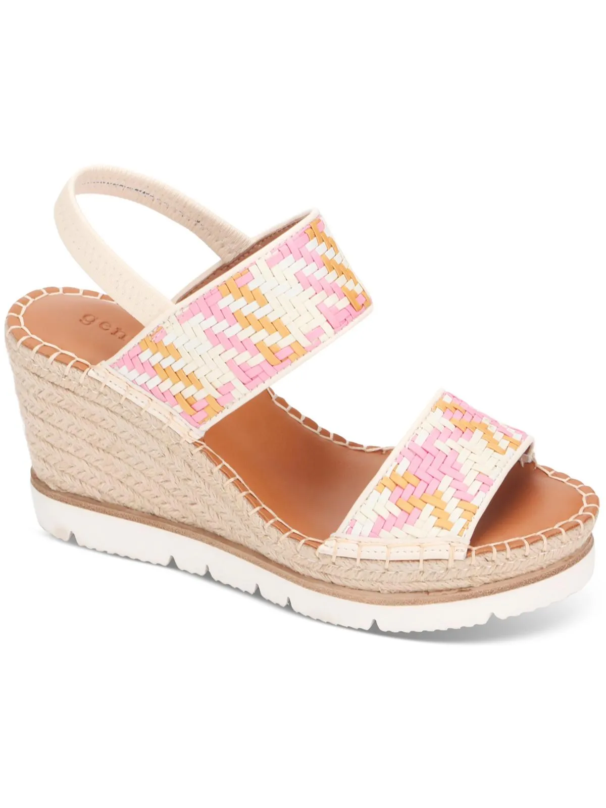 Elyssa Two-Band Womens Padded Insole Platforms Espadrilles