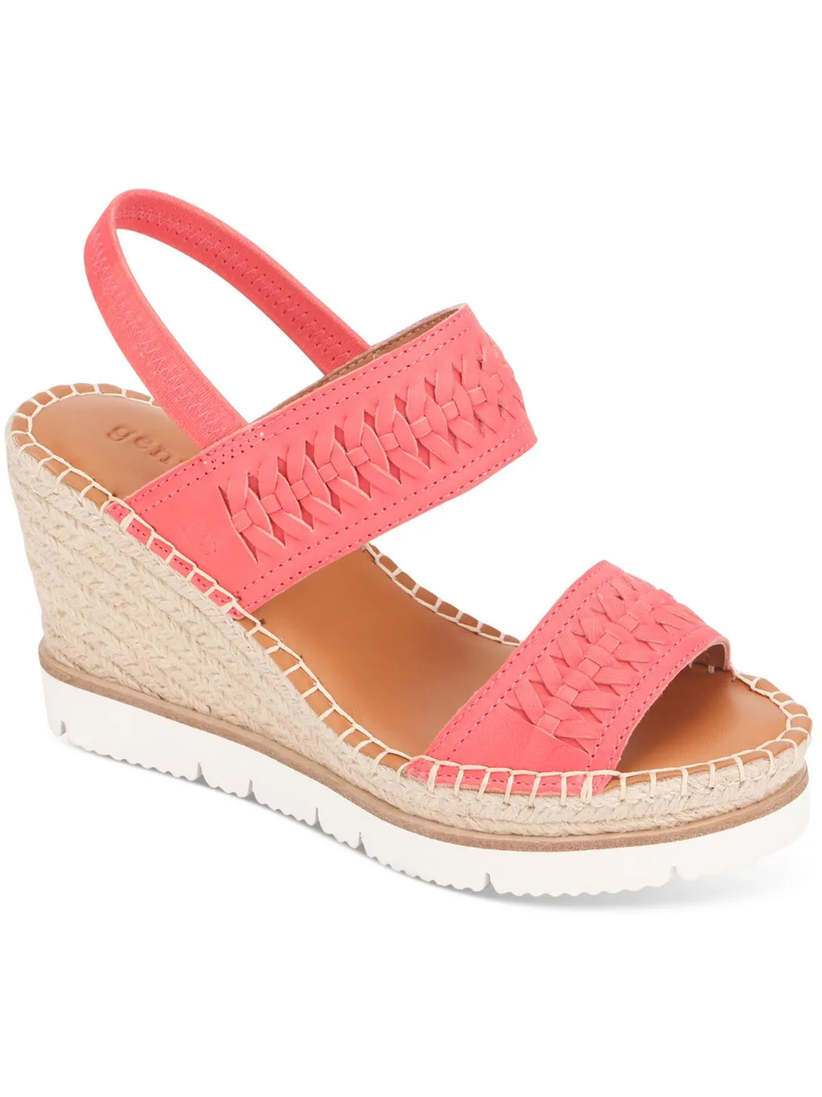 Elyssa Two-Band Womens Padded Insole Platforms Espadrilles