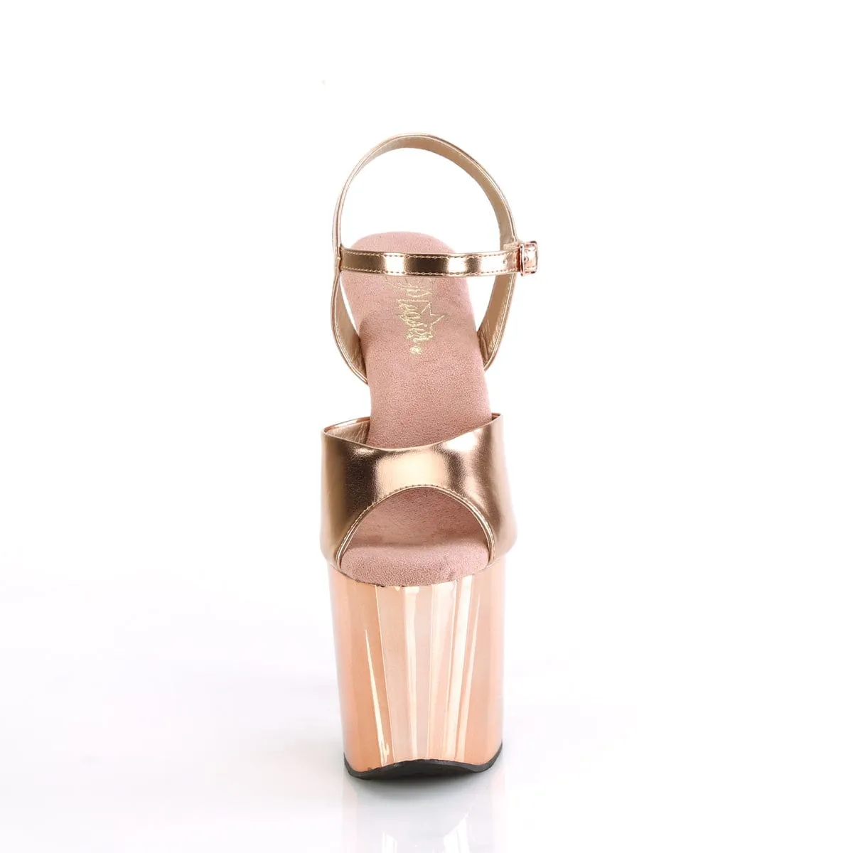 ENCHANT-709 Rose Gold Metallic Pu/Rose Gold Chrome